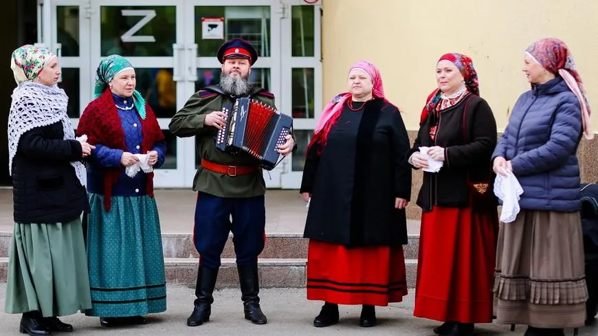 Концерт и флешмоб в поддержку спецоперации на Украине провели в Мытищах