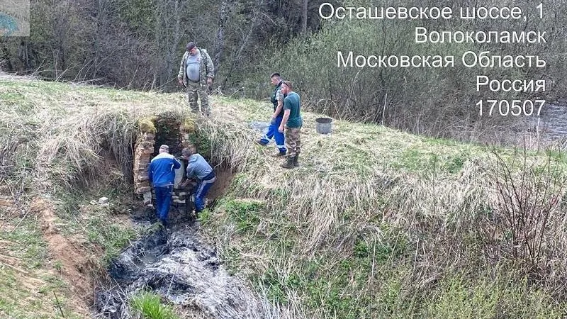 В Волоколамске предотвратили загрязнение реки после вмешательства Минэкологии