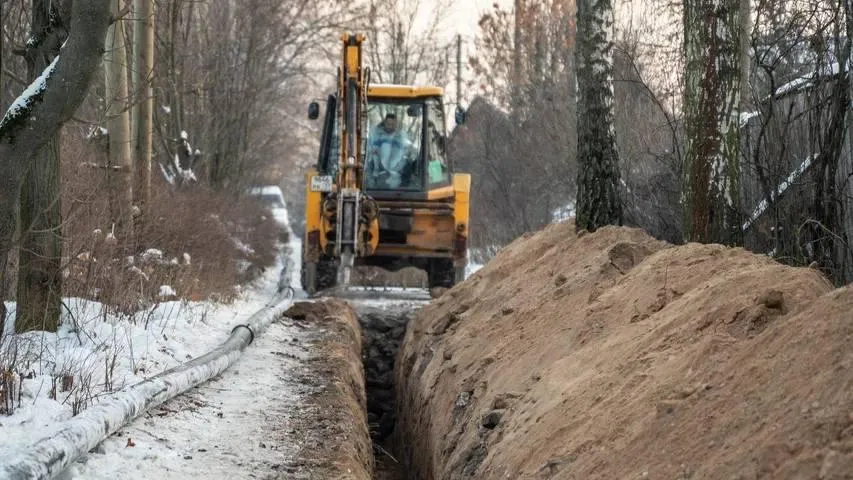 Более 600 м газораспределительной сети построили в деревне Хлябово Мытищ