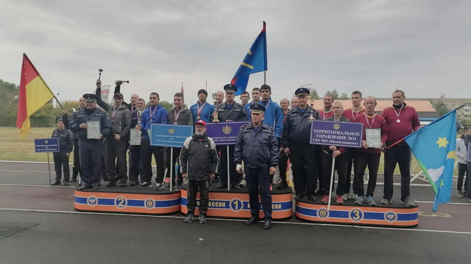 Команда «Мособлпожспаса» Подольска победила на первенстве по пожарно‑прикладному спорту
