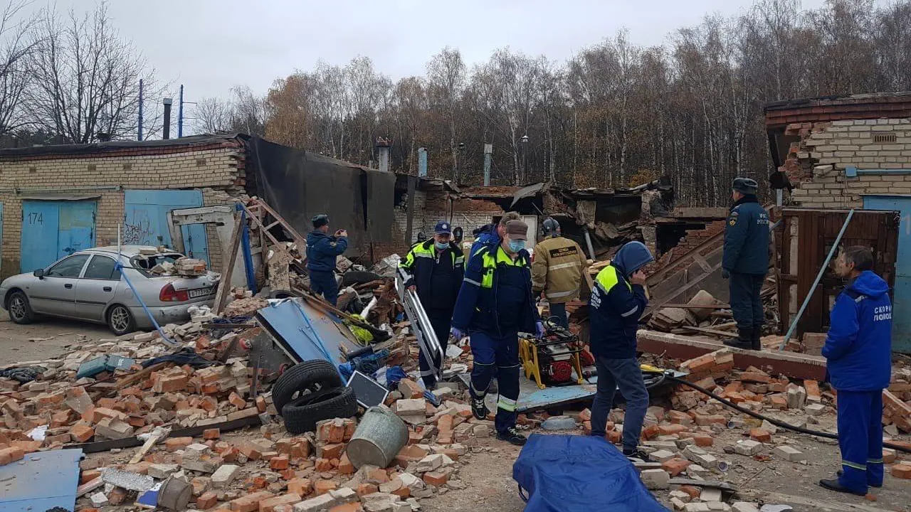 Движение транспорта временно ограничено после взрыва на улице Попова в Мытищах