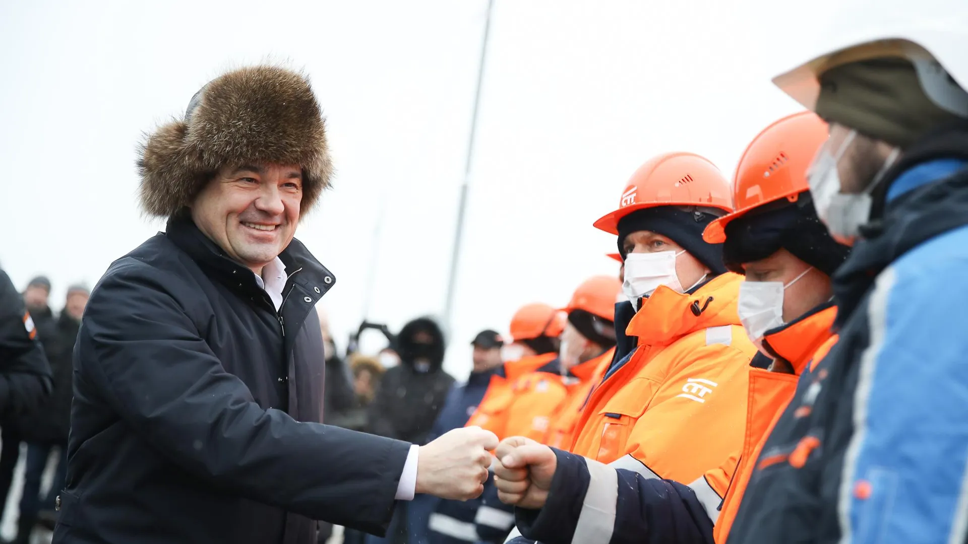Воробьев открыл рабочее движение по новому выезду из Трехгорки в Одинцовском округе