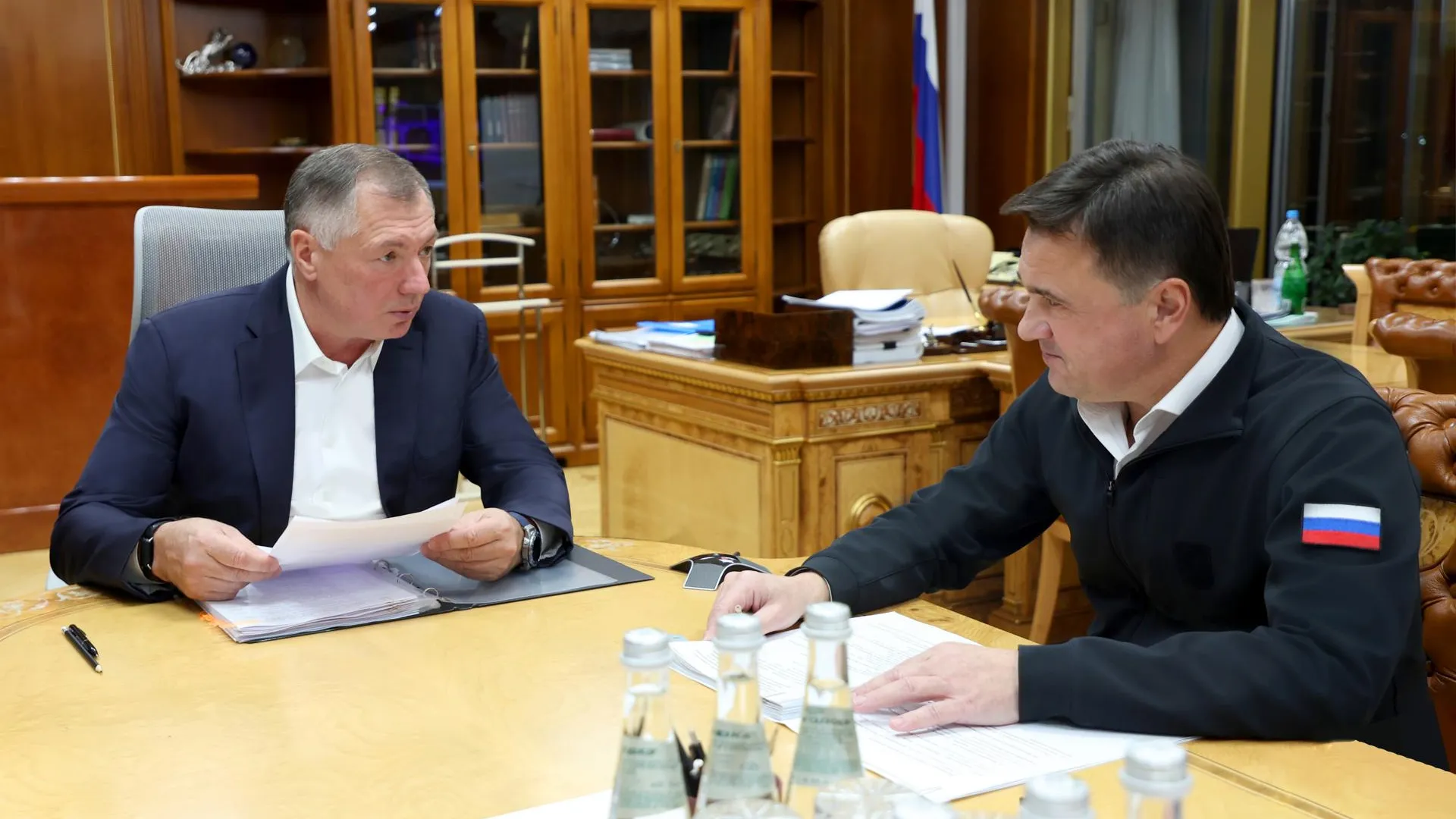 Марат Хуснуллин и Андрей Воробьев обсудили активное развитие Подмосковья