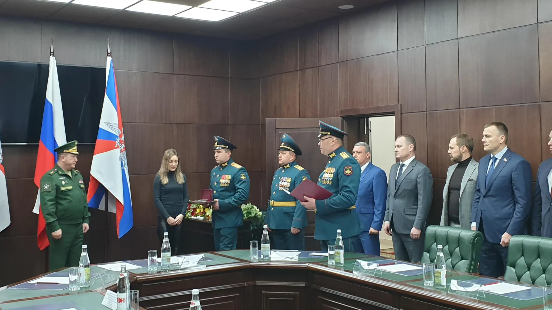 Погибшего в Нагорном Карабахе военного посмертно наградили орденом в Красногорске