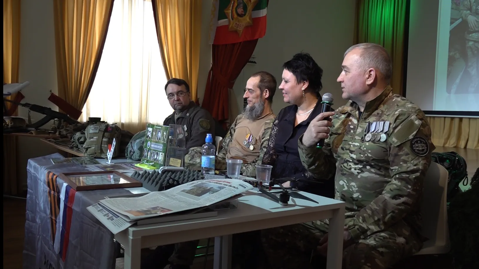 Урок мужества состоялся в Ломоносовской школе-пансионе Раменского округа