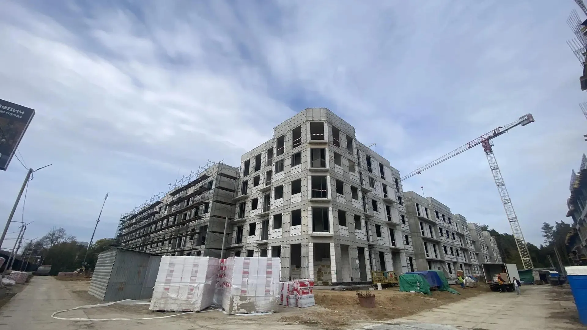 В Коломне строят еще четыре дома жилого комплекса «Подлипки»