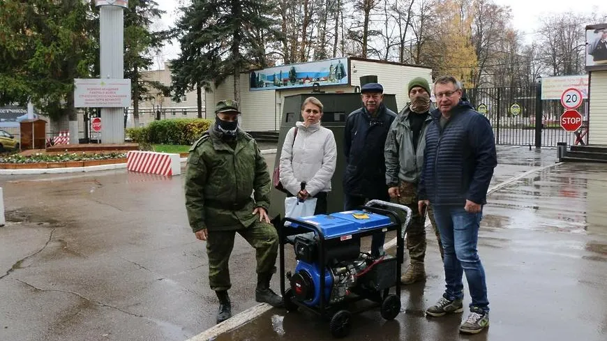 Предприниматели Подольска купили дизельный генератор по просьбе мобилизованных