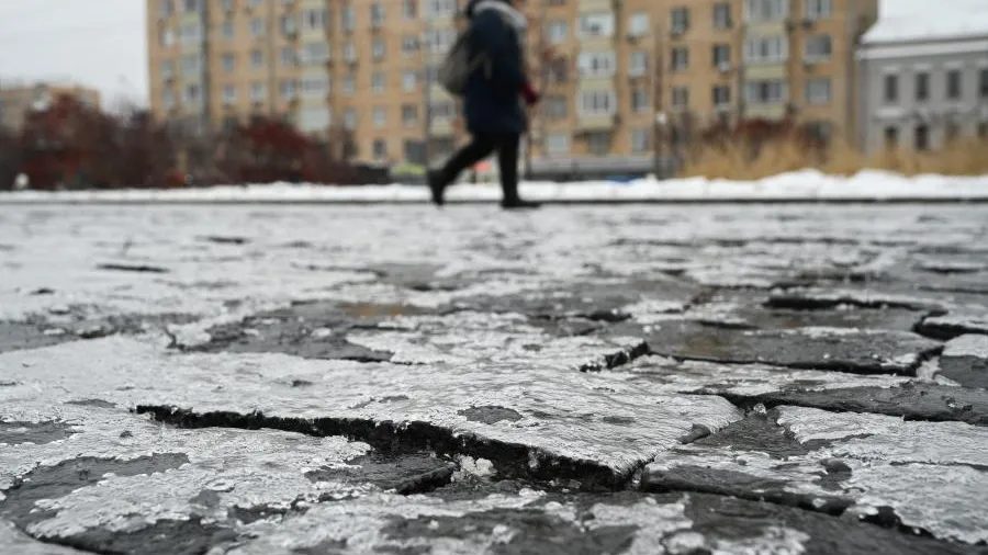 Гололедица и до -5 градусов ожидается в Московском регионе в понедельник