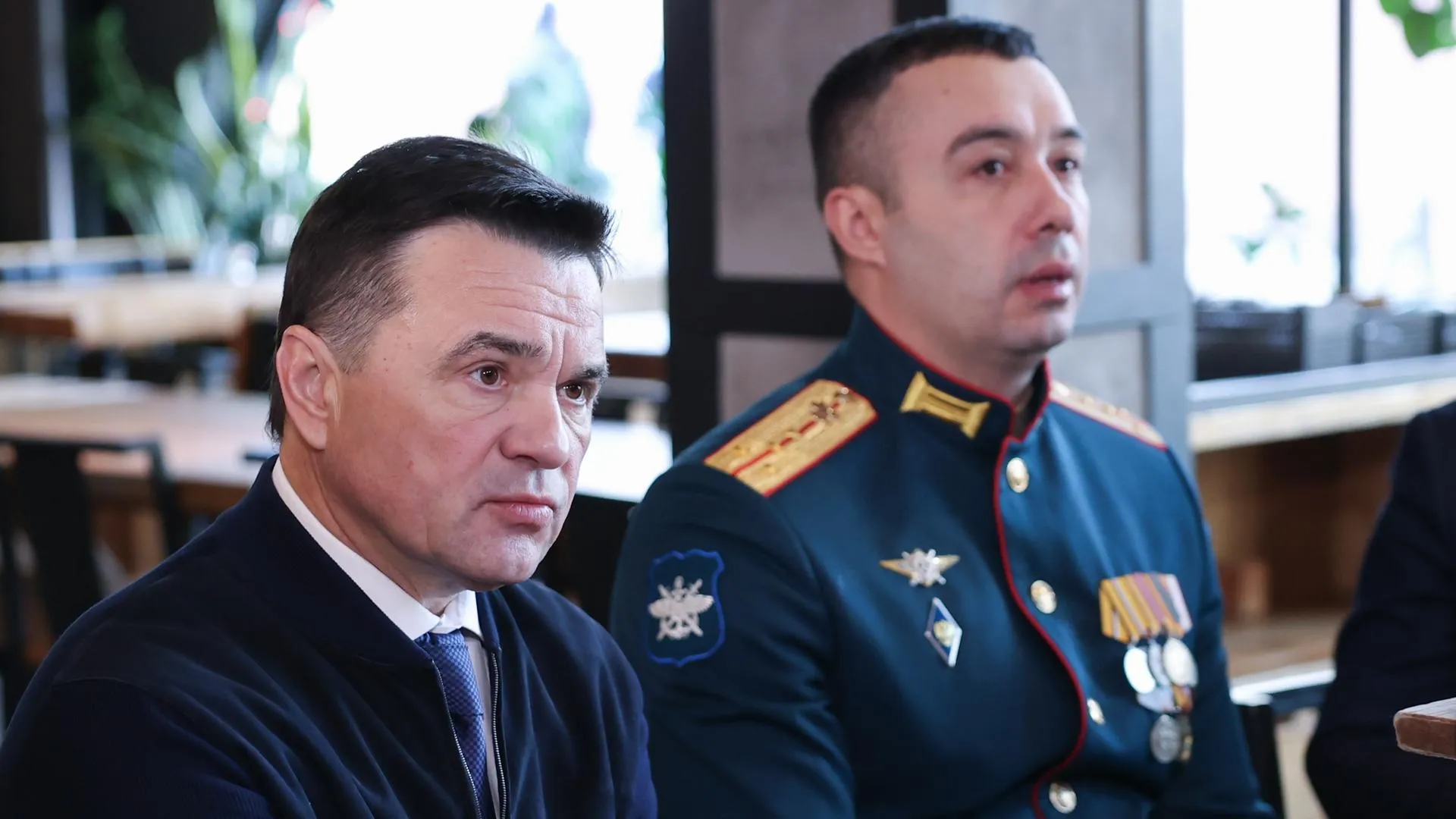 Андрей Воробьев пообщался с героями СВО и волонтерами Подмосковья