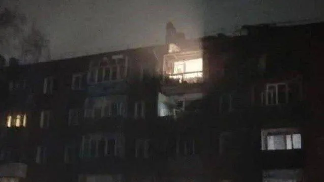 БПЛА влетел в жилую пятиэтажку в городе Котовск Тамбовской области