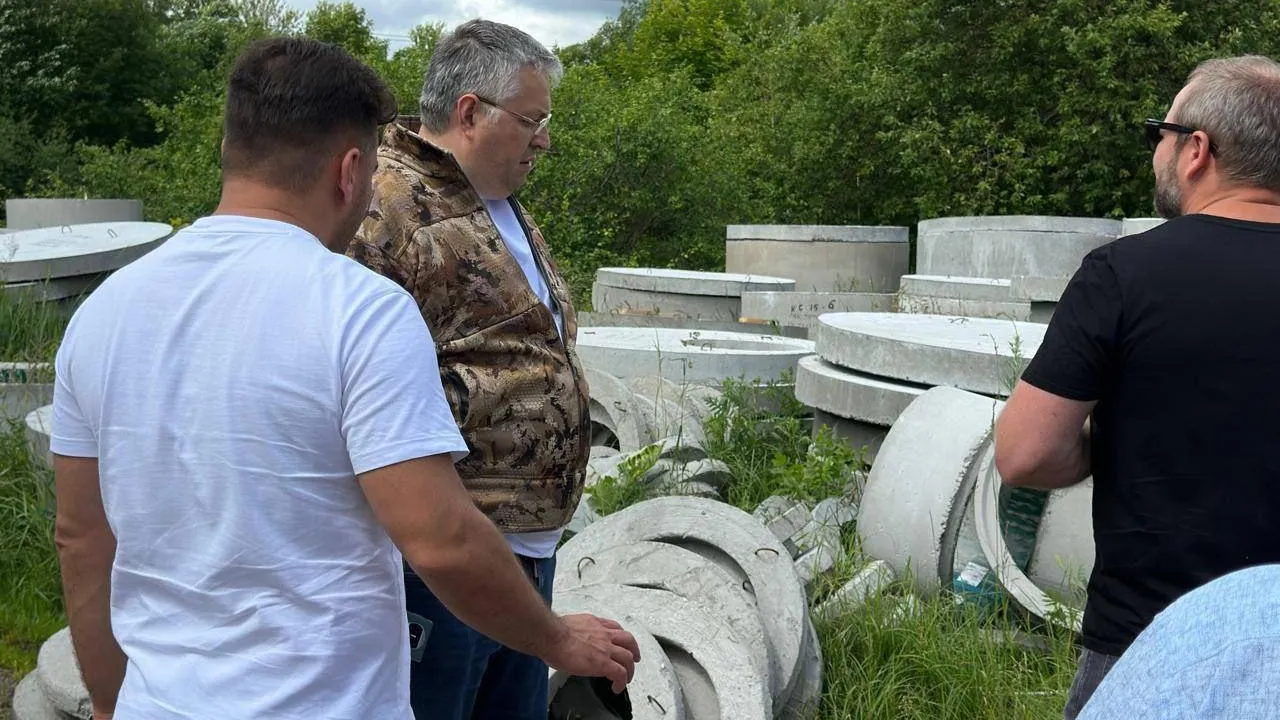 В Можайске проверили ход работ по модернизации сетей холодного водоснабжения