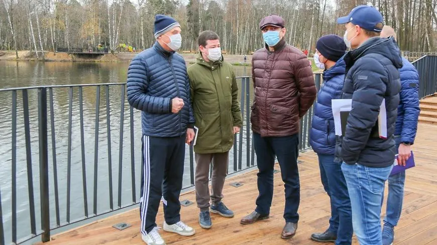В Люберцах завершили благоустройство Малаховского озера