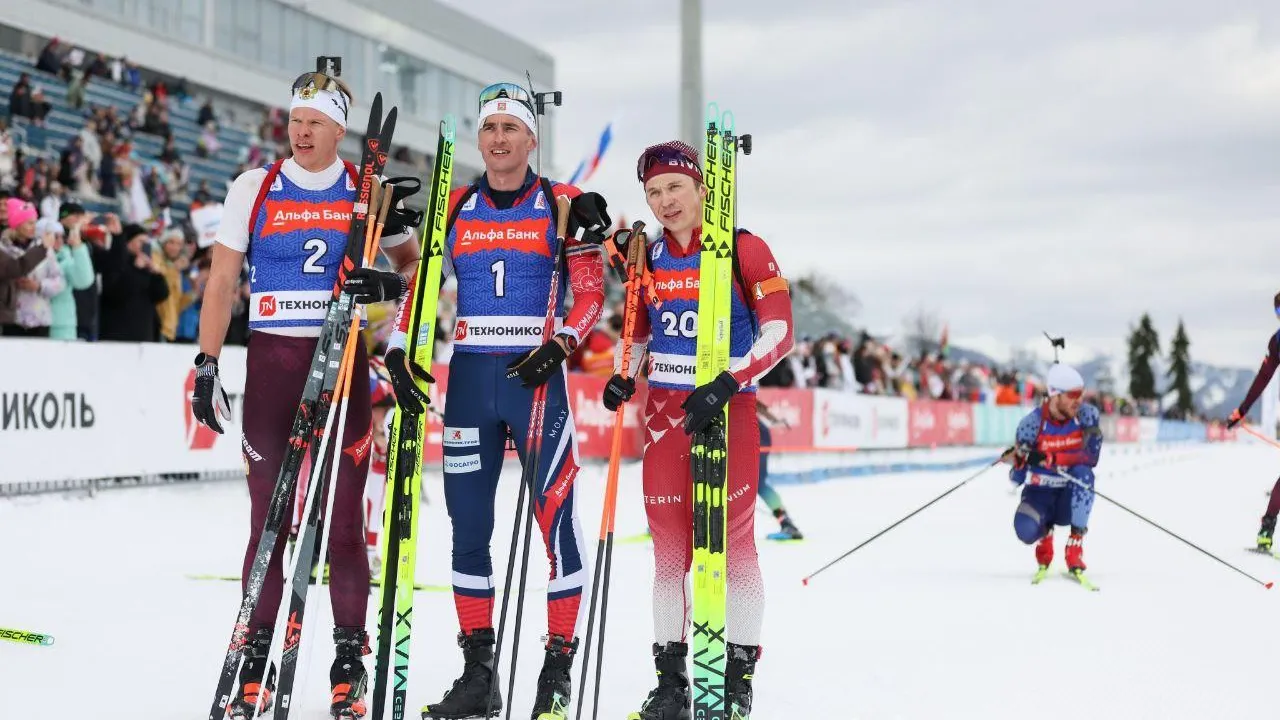 Биатлонисты из Подмосковья завоевали три медали на этапе Кубка Содружества в Сочи