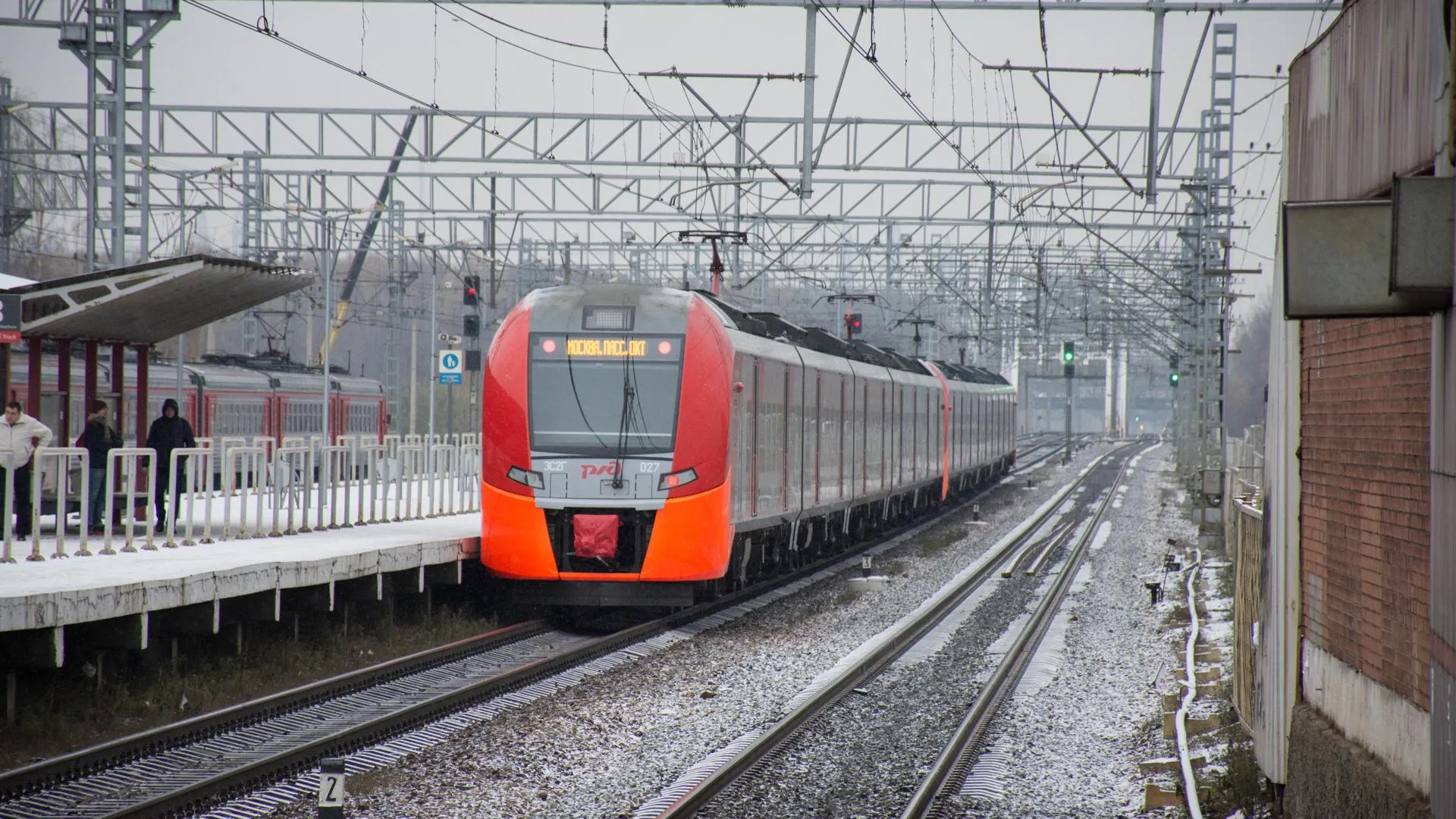 Снегопад не повлиял на работу Московского центрального кольца
