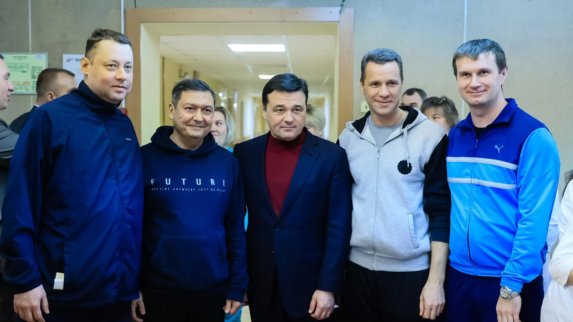 Андрей Воробьев навестил участников СВО, проходящих реабилитацию в Звенигороде