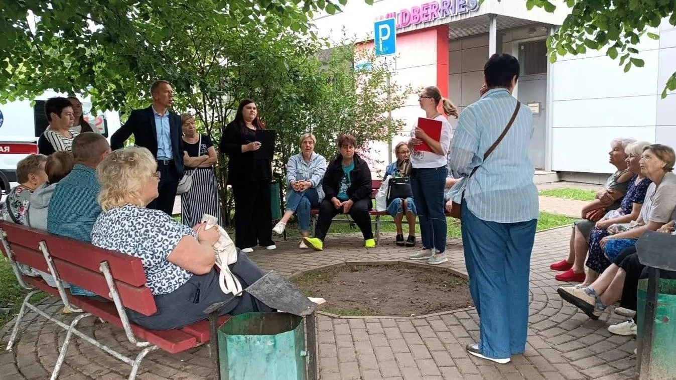 В Мытищах прошла встреча с жителями поселка пансионата Клязьминского водохранилища