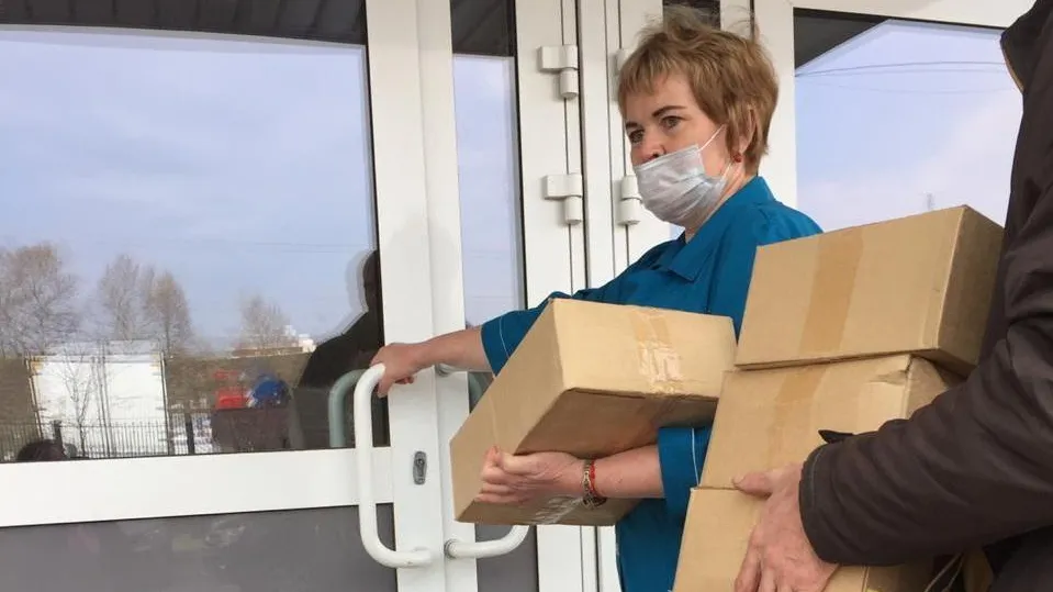 Врачам Люберец безвозмездно передали дезинфицирующие средства