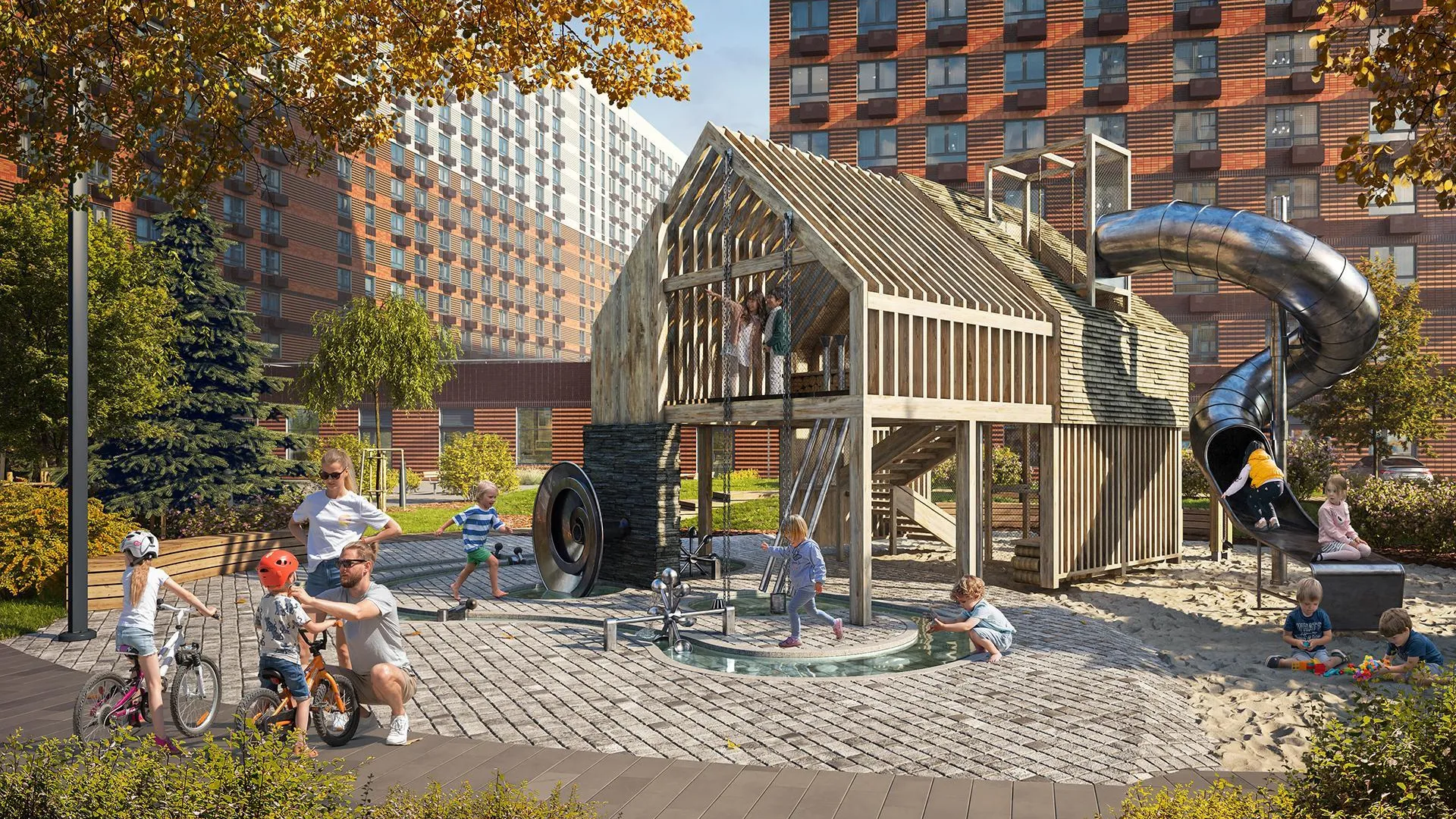 На территории подмосковного ЖК «Белая Дача парк» построят PlayHub «Ферма»