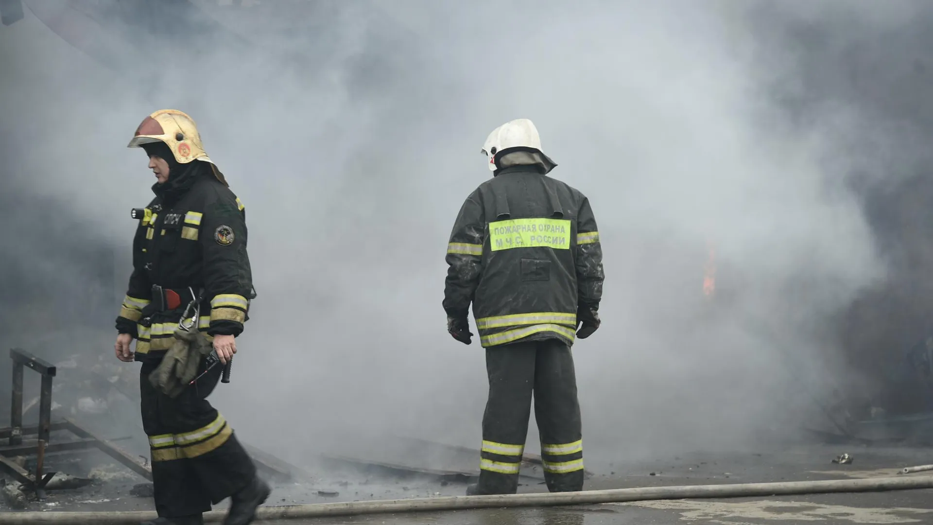 Возгорание потушили в строении в Люберцах