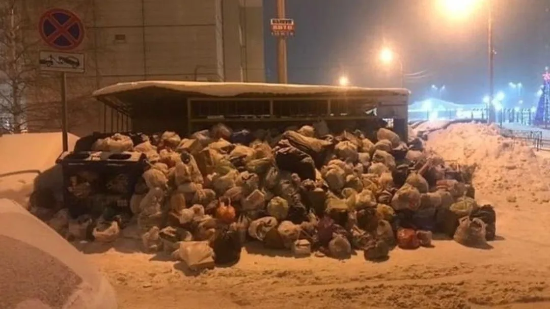 Жители Подольска пожаловались на переполненные мусорные баки на улице 43 Армии