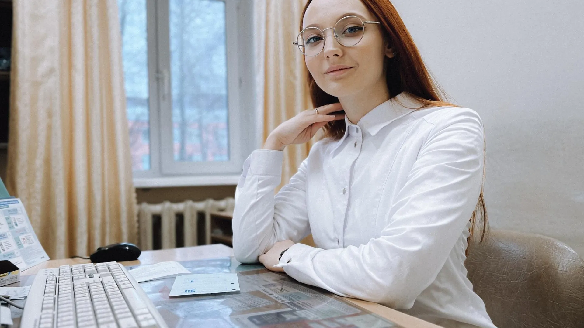 В поликлинику Подмосковья пришел на работу новый врач‑терапевт