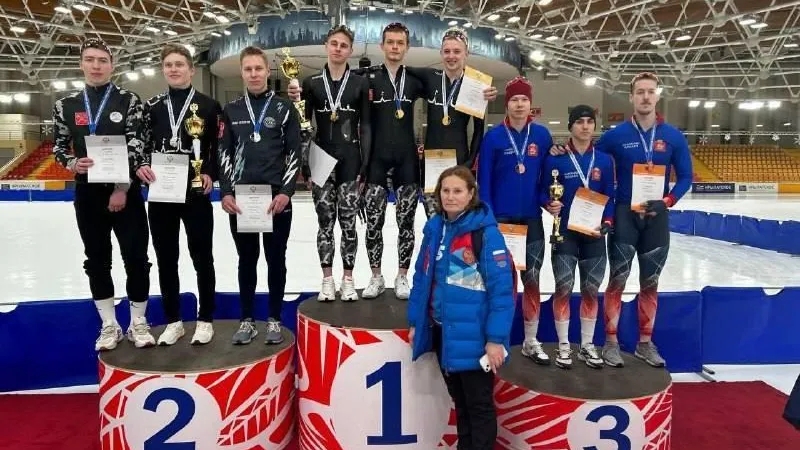 Конькобежцы из Подмосковья стали победителями и призерами первенства России