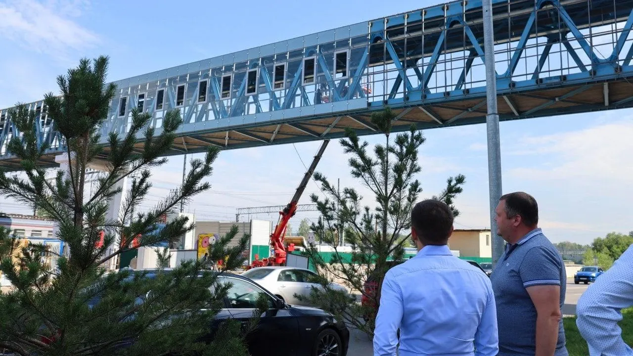 Надземный переход через железную дорогу в Реутове откроют в сентябре