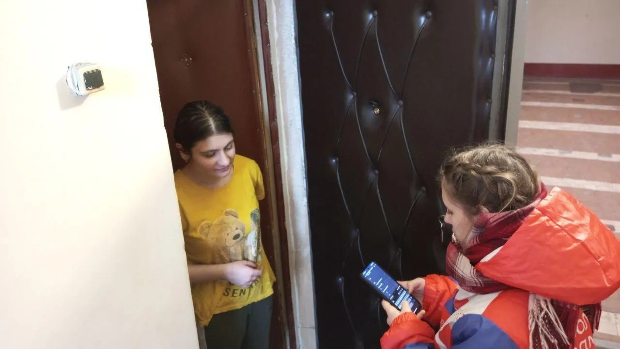 Студенты «Энергии» доставили обогреватели жителям Климовска, оставшимся без отопления
