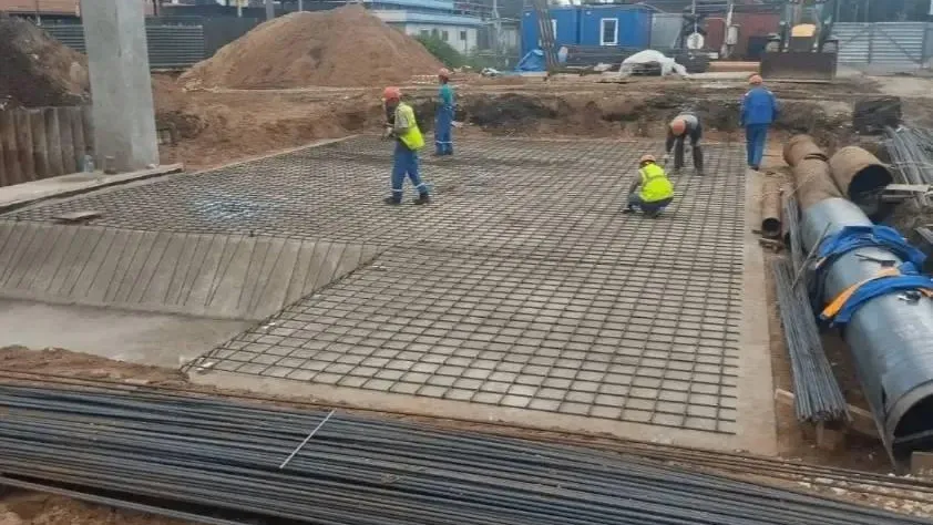В Королеве начали устраивать фундамент перехода у станции Подлипки-Дачные