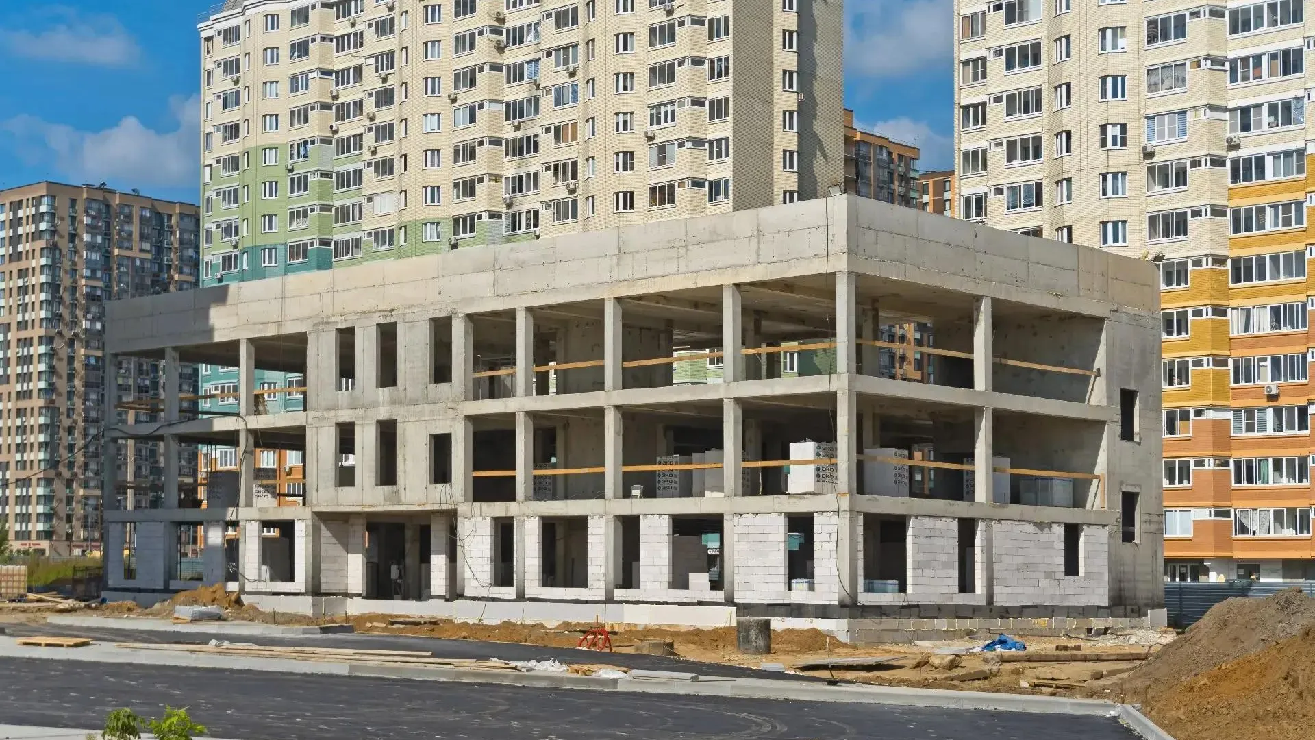 В Балашихе строят детский сад на 140 мест в ЖК «Героев»