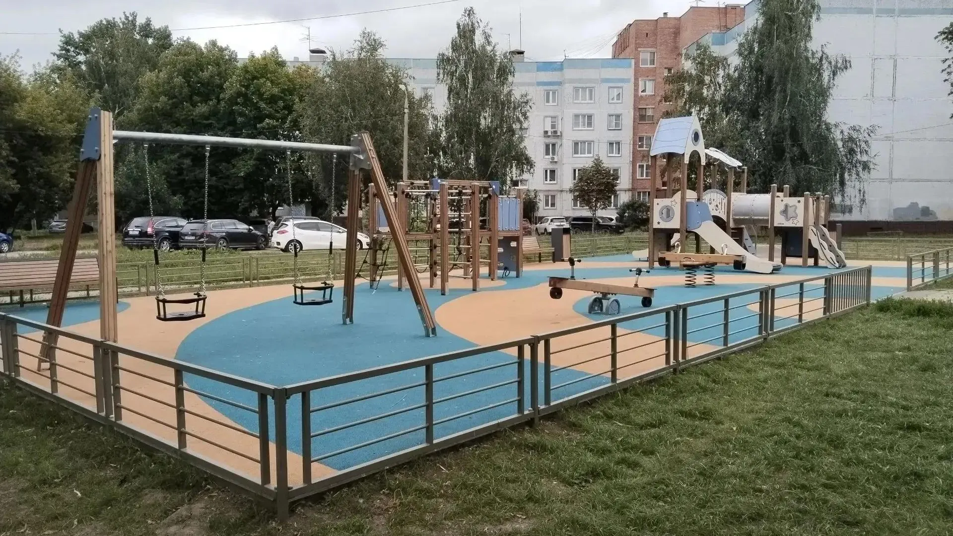 В Коломне установили 14 новых детских игровых площадок