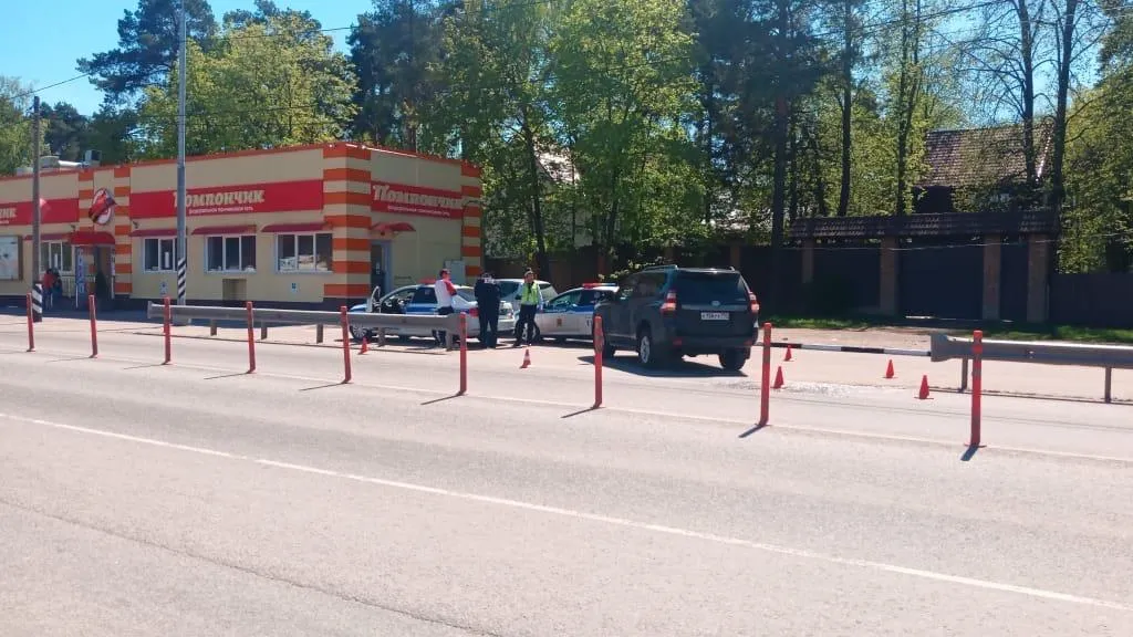 ДТП с мотоциклистом произошло в Люберцах