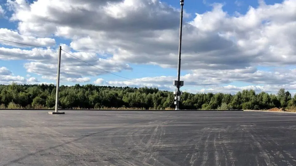 Площадку для автобусов обустроили возле деревни Сабурово в Красногорске