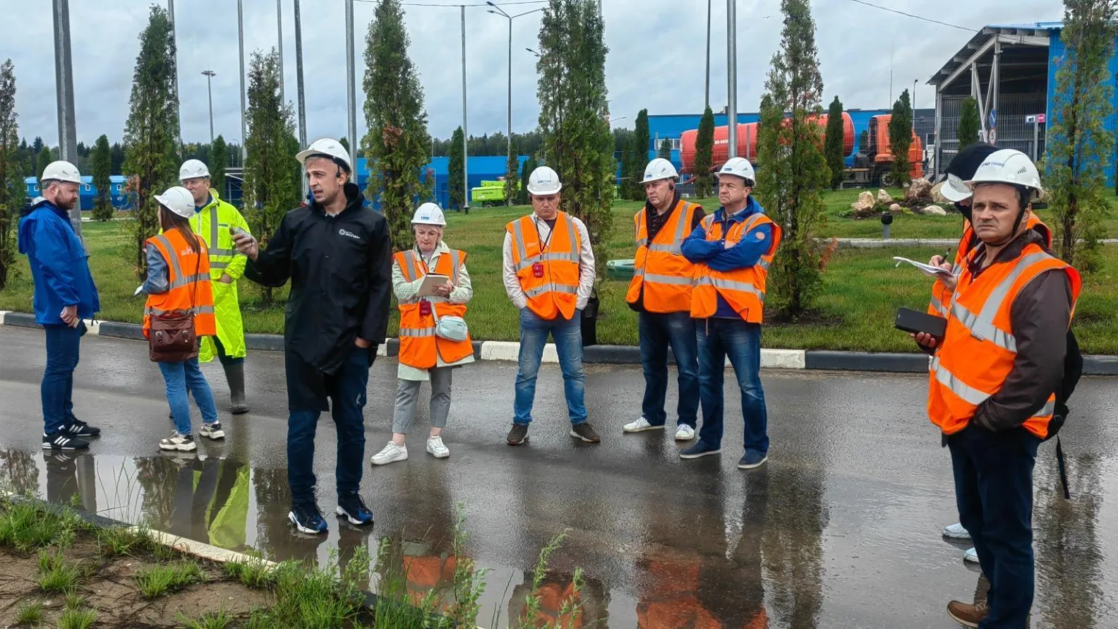 Белорусская делегация вновь посетила КПО Нева для уточнения деталей по переработке мусора