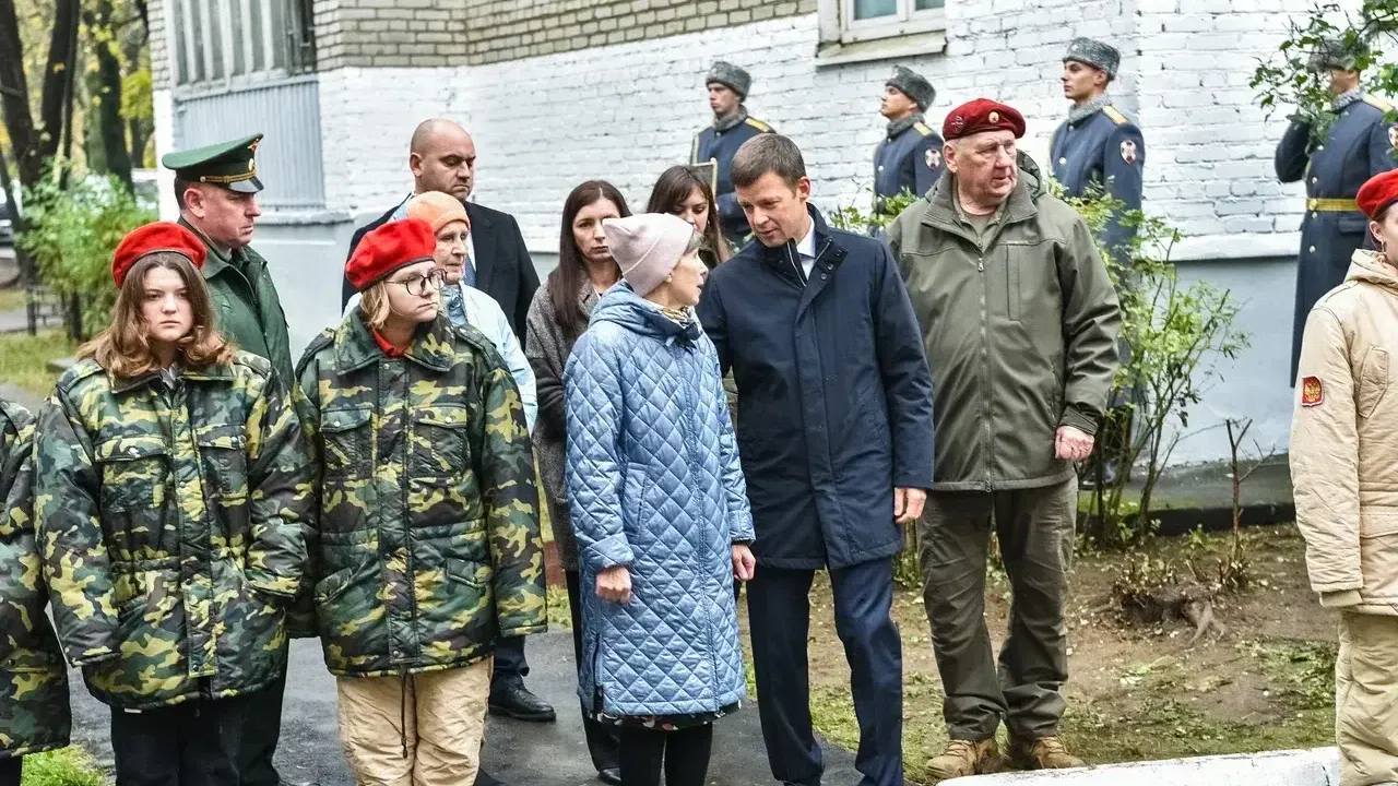 В Балашихе открыли мемориальную доску участнику СВО Николаю Андрееву