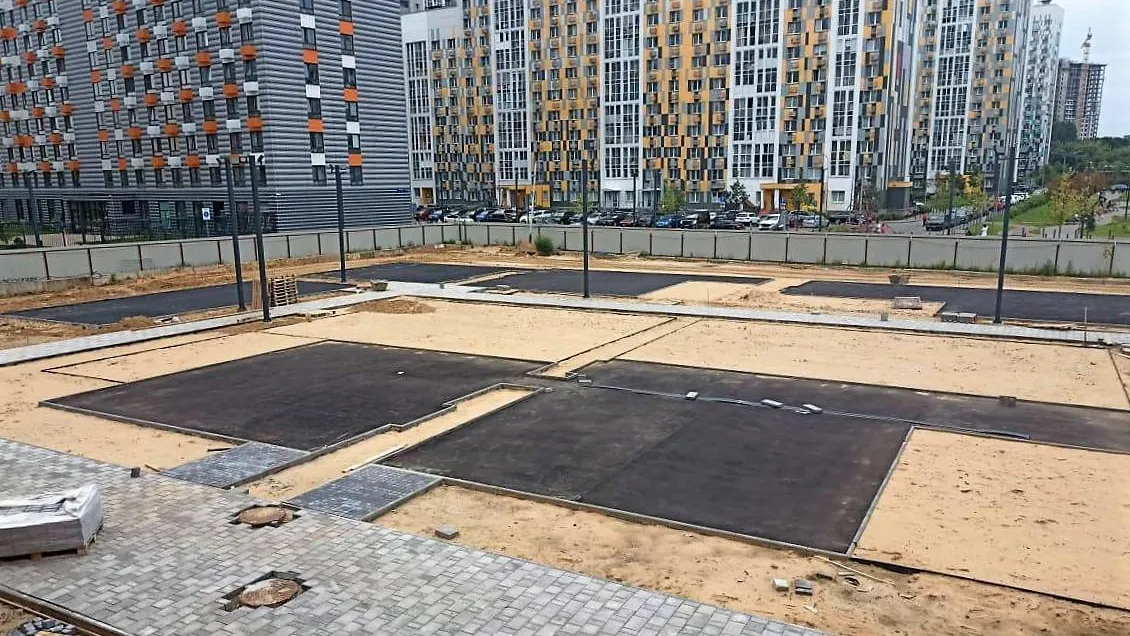 Строительная готовность детского сада в Люберцах составляет более 90%