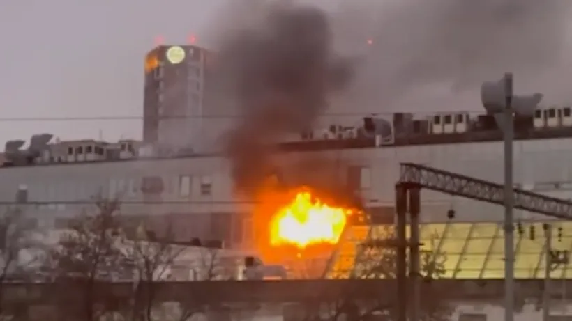 Пожар в БЦ «Варшавская Плаза» в Москве потушили