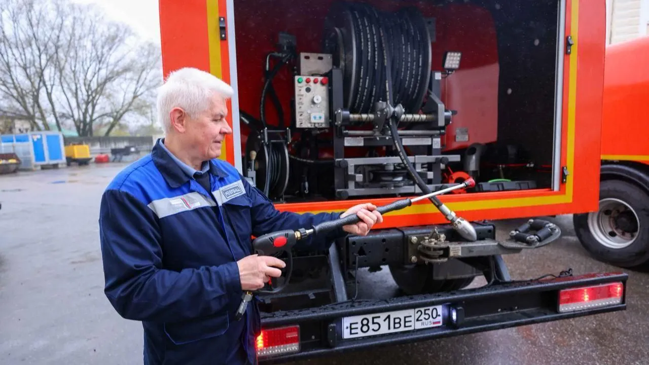 В Подольске получили новую технику для обслуживания водопроводной и теплосети