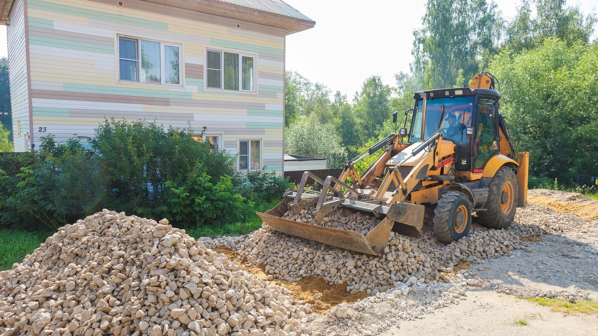 В Кашире проводят ремонт дороги на улице Верхняя Кондукторская