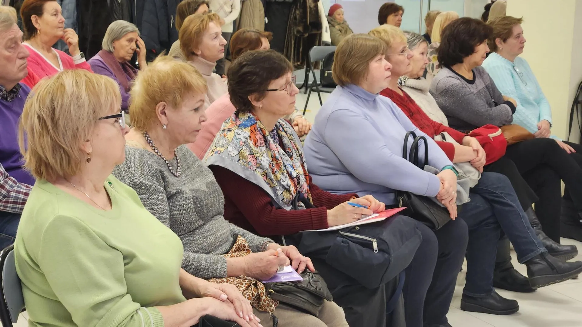 В Реутове для участников проекта «Активное долголетие» провели лекцию о здоровье