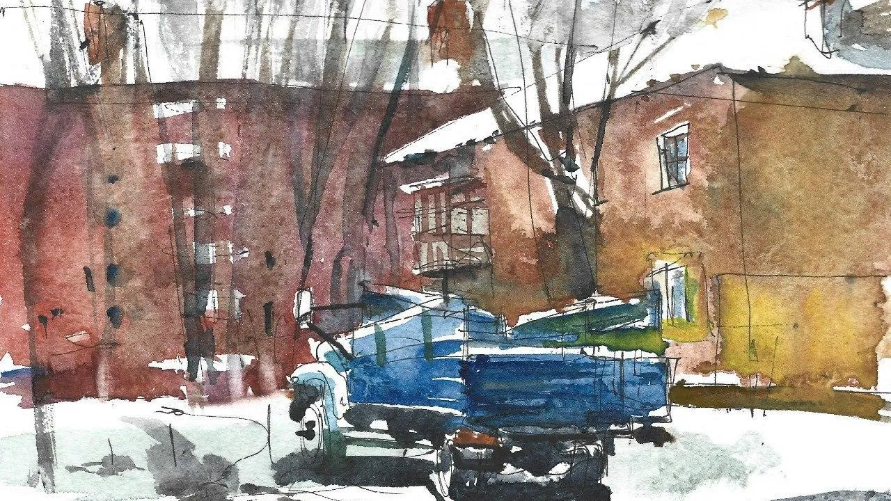 Более 100 работ представлено на выставке художницы Архиповой «Графика Подольска»