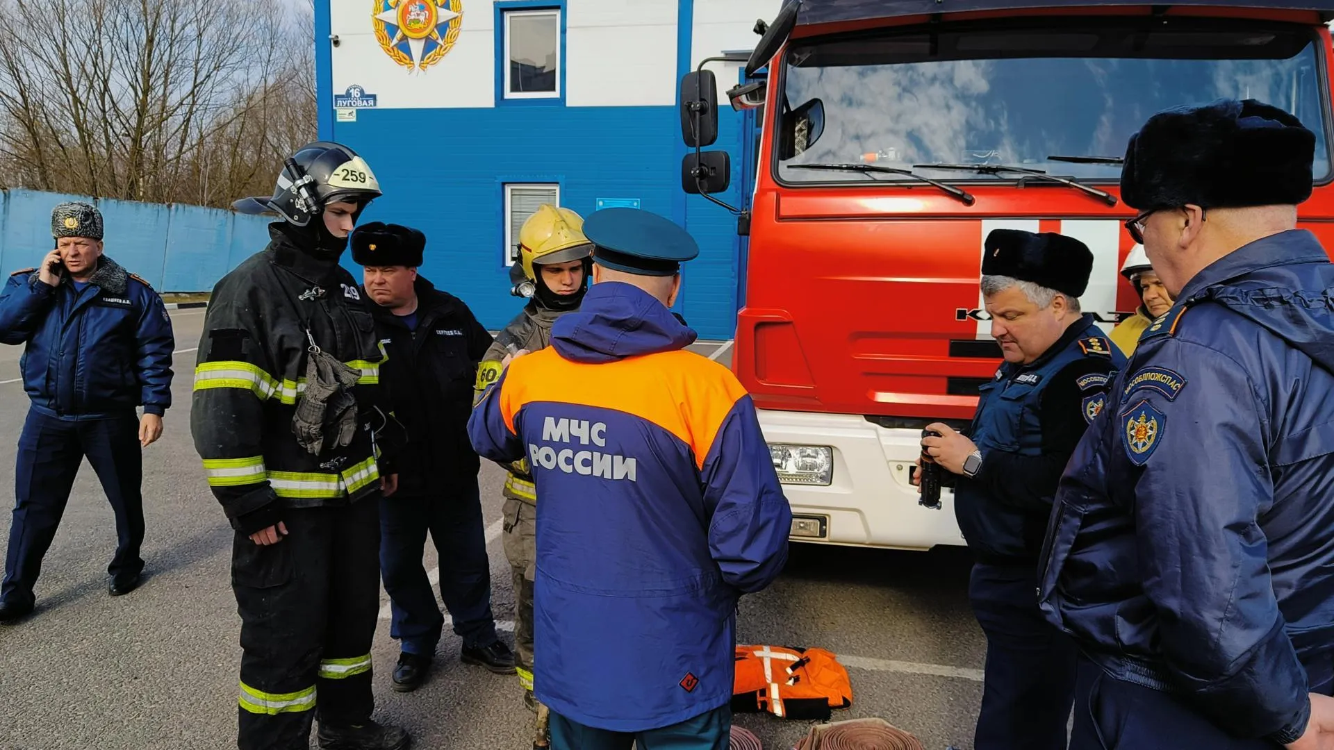В Богородском округе прошел смотр сил и средств для тушения пожаров