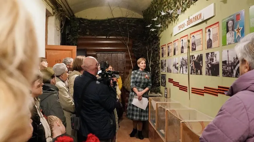 В народном музее округа Клин открыли новую выставку к 80-летию Победы