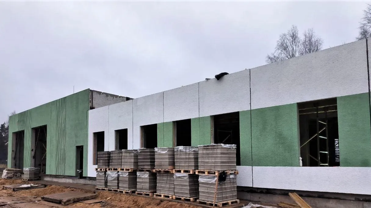 В Поречье Можайского округа продолжается строительство подстанции скорой помощи