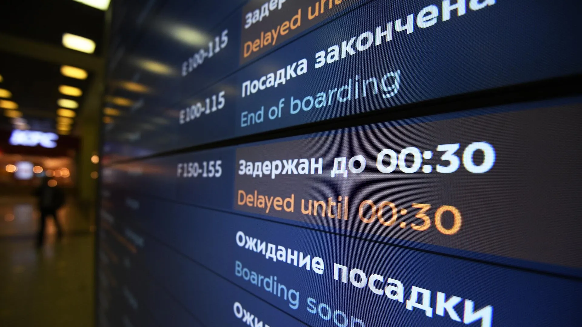Более 30 рейсов отменили и задержали в аэропортах Московского региона