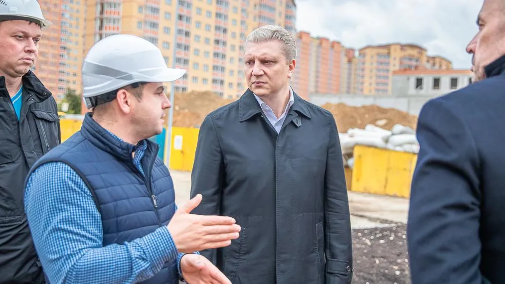 Детский сад в мкр «Гусарская баллада» в Одинцове построен более чем на 50%