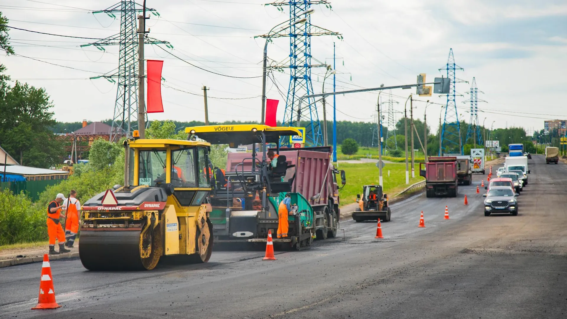 Ремонт 14 дорог завершен в Кашире