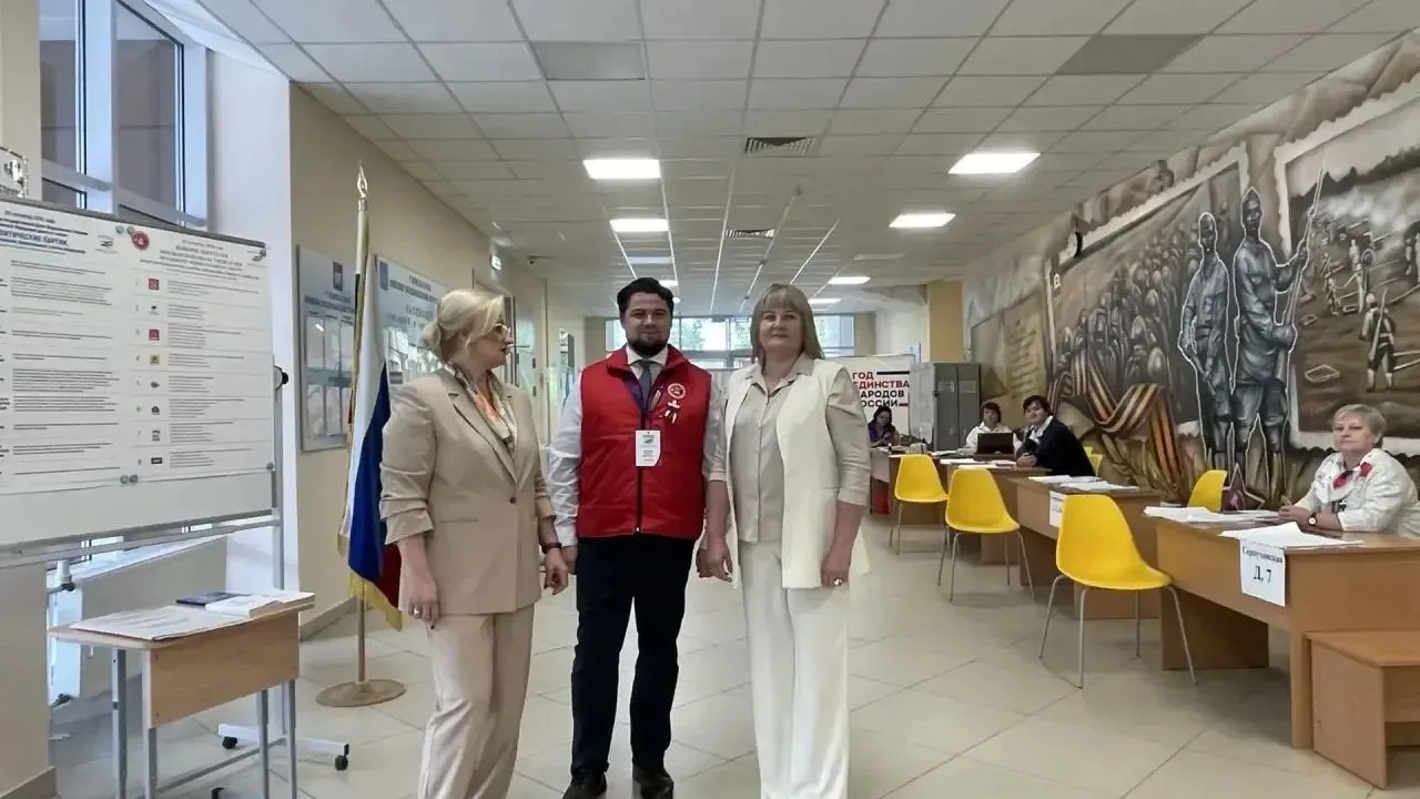 Председатель штаба общественного наблюдения проверила избирательные участки в Подольске