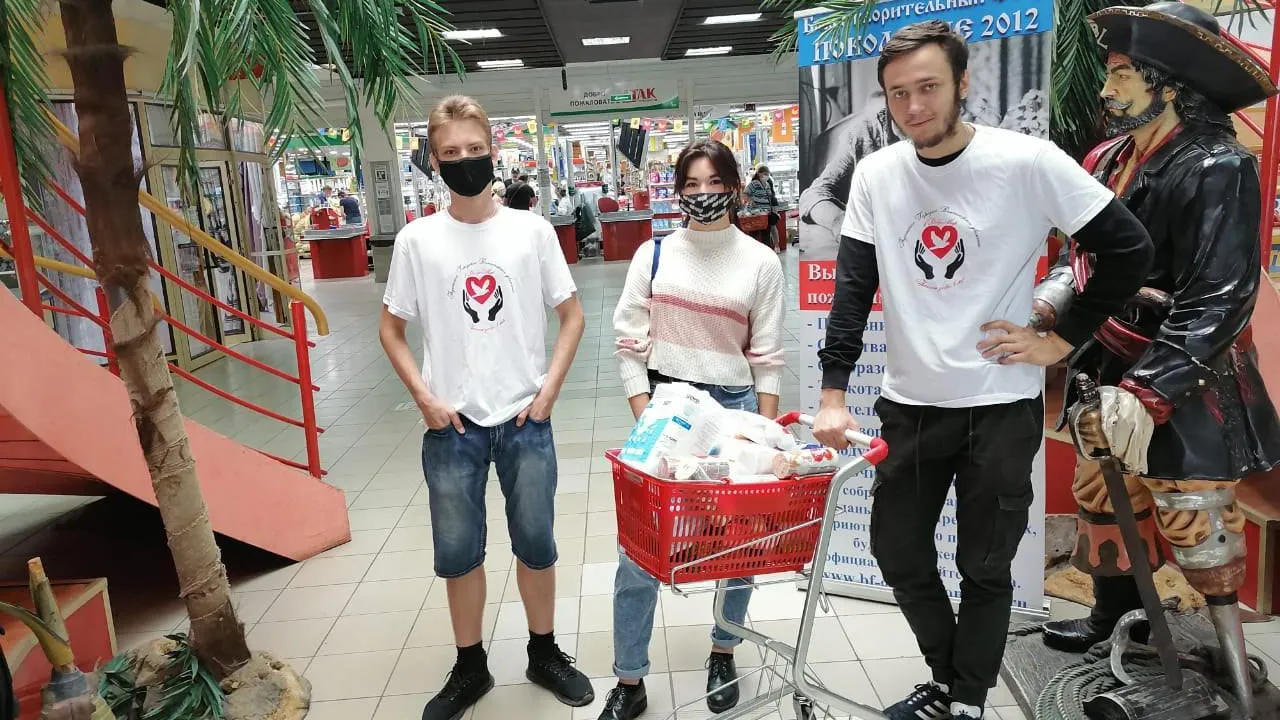 Волонтеры Подольска собрали средства личной гигиены для онкобольных