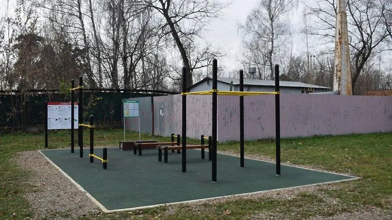 Спортплощадку для сдачи ГТО установили в школе №17 Балашихи